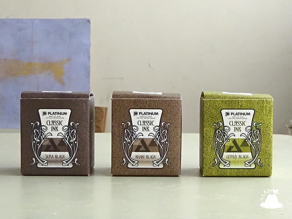 色が変化する面白いインク “プラチナ・クラシックインク” | OKUAKI