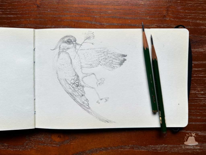奥秋由美(OKUAKI STUDIO)の絵画作品