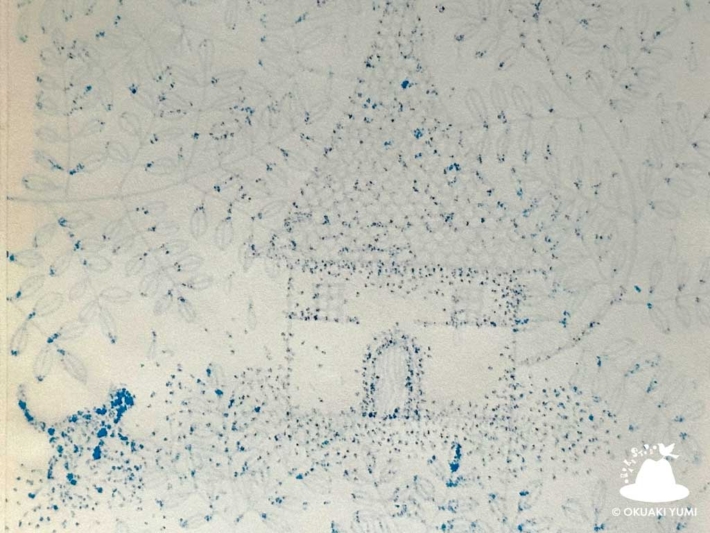 奥秋由美(OKUAKI STUDIO)の絵画作品
