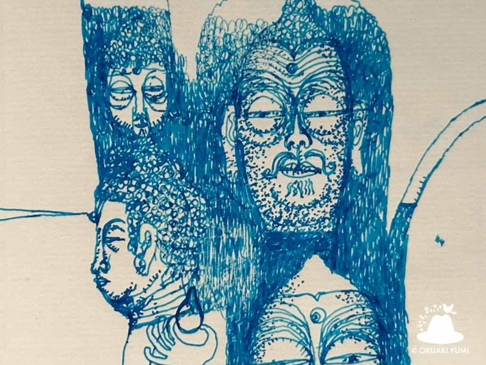 奥秋由美(OKUAKI STUDIO)の絵画作品