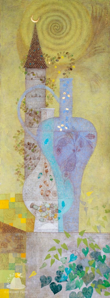 奥秋由美(OKUAKI STUDIO)の絵画作品