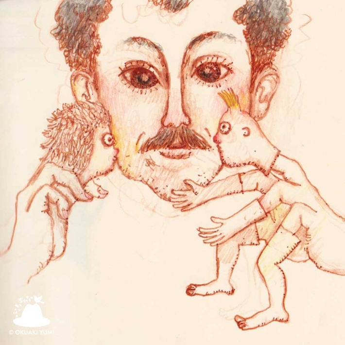奥秋由美(OKUAKI STUDIO)の絵画作品