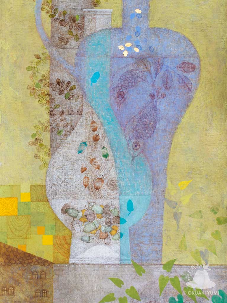 奥秋由美(OKUAKI STUDIO)の絵画作品